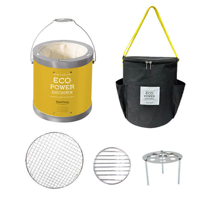 Ceramic charcoal grill 22cm yellow