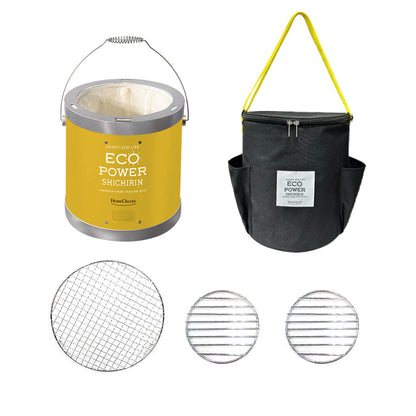 Ceramic charcoal grill 22cm yellow