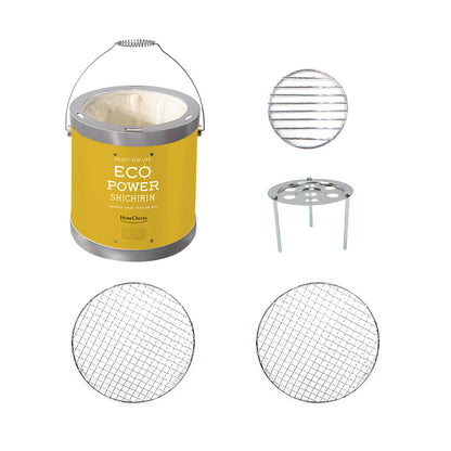 Ceramic charcoal grill 22cm yellow