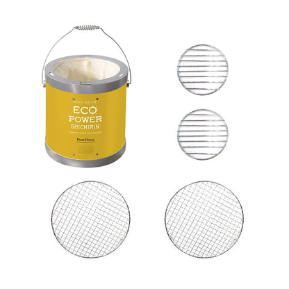 Ceramic charcoal grill 22cm yellow