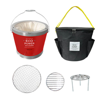 セラミック七輪 28cm  レッド