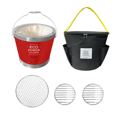 セラミック七輪 28cm  レッド