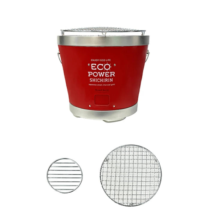 セラミック七輪 28cm  レッド