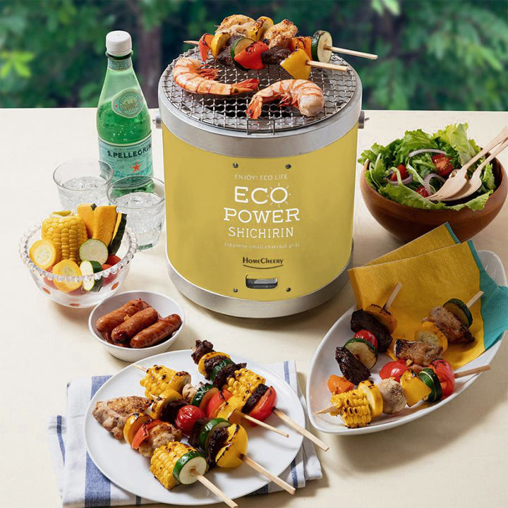 セラミック七輪　22cm　　イエロー